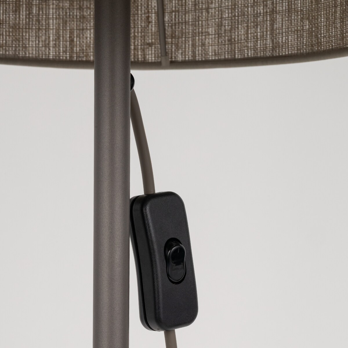 Lampa podłogowa TK Lighting FIENO NEW BROWN 16197 brązowa, tekstylny klosz, E27, 133 cm