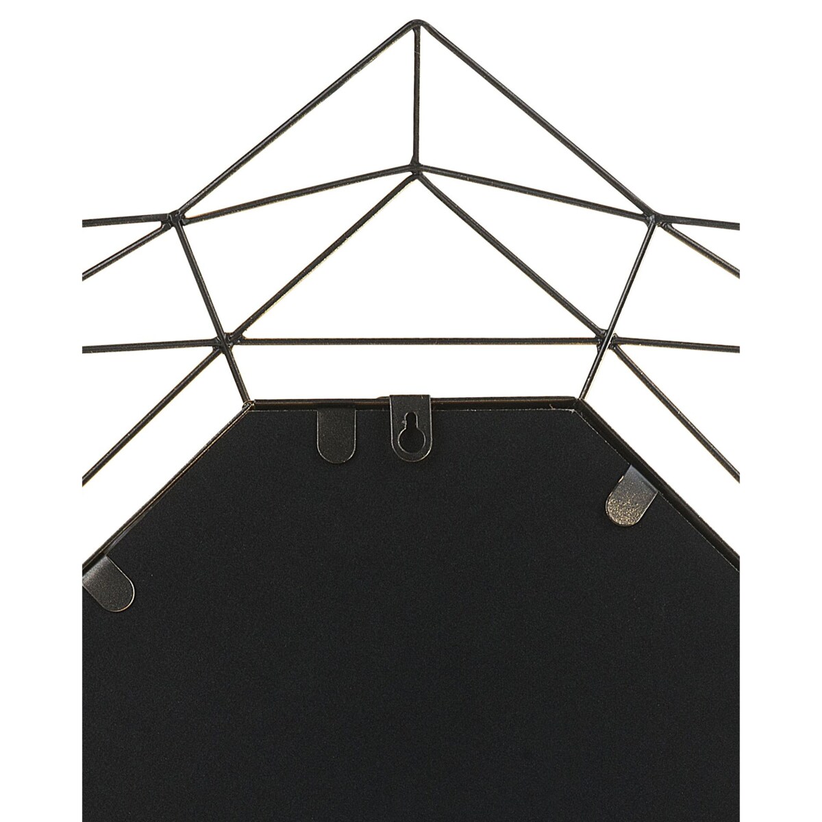 Metalowe lustro ścienne ø 60 cm złote HILLION