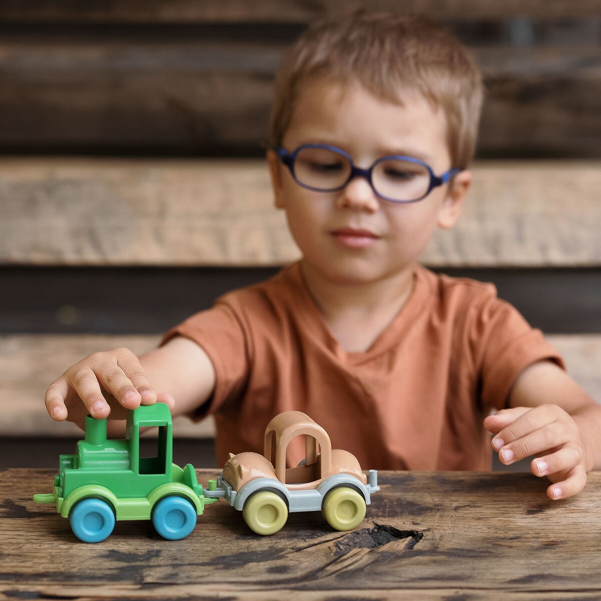 Replay Kid Cars Zestaw WADER Garbus i Lokomotywa Zabawki Pojazdy Dla Dzieci