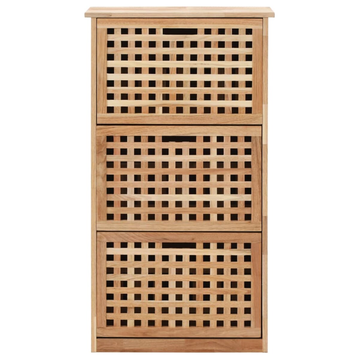 vidaXL Szafka na buty, 55x20x104 cm, lite drewno orzecha włoskiego