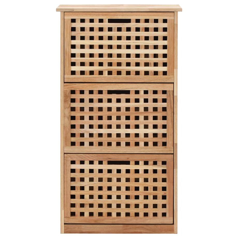 vidaXL Szafka na buty, 55x20x104 cm, lite drewno orzecha włoskiego