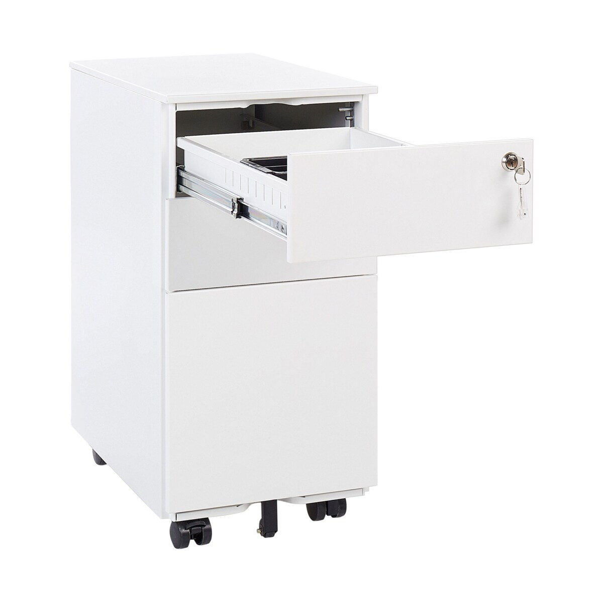 Szafka biurowa metalowa biała BOLSENA II