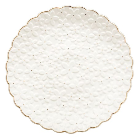 VILLA ITALIA Talerz do ciasta porcelanowy 33 cm FIORELLA