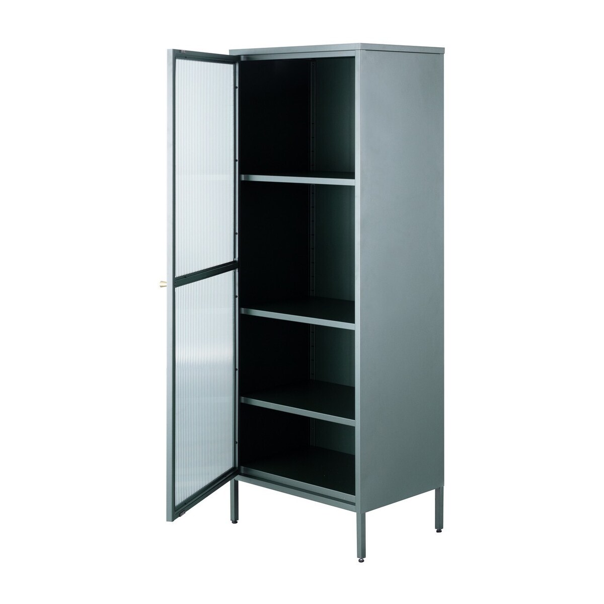 Witryna Xappa slim green, 58 x 40,5 x 160,5 cm