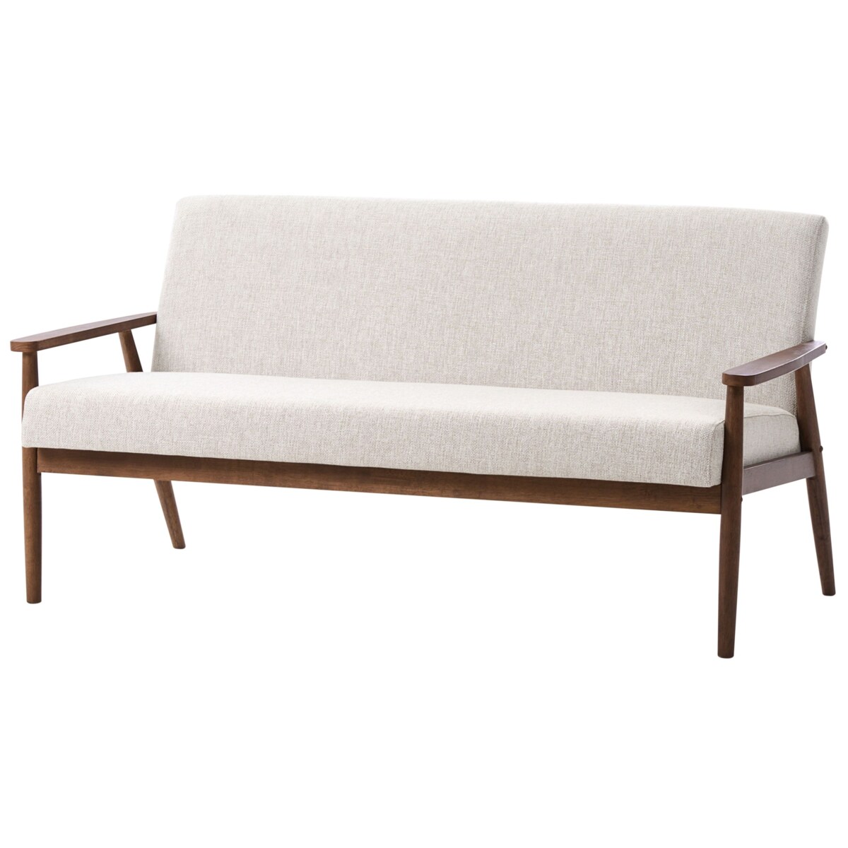 Sofa dla 3 osób ESRUM Ciemny brąz/ szary