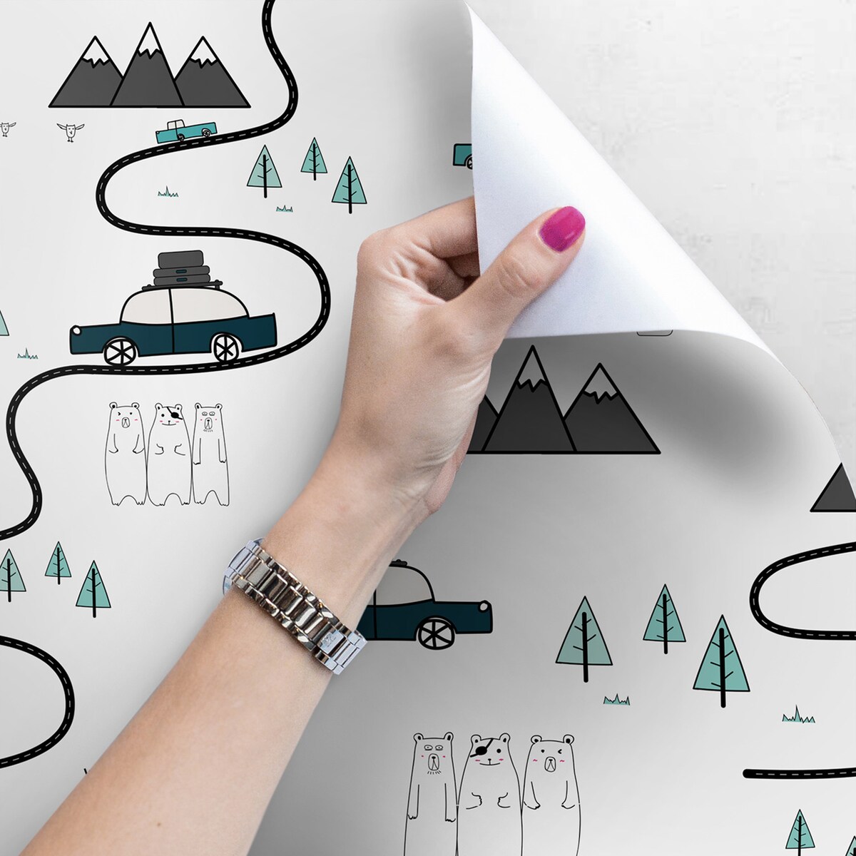 Tapeta Auto w podróży, 416x254cm