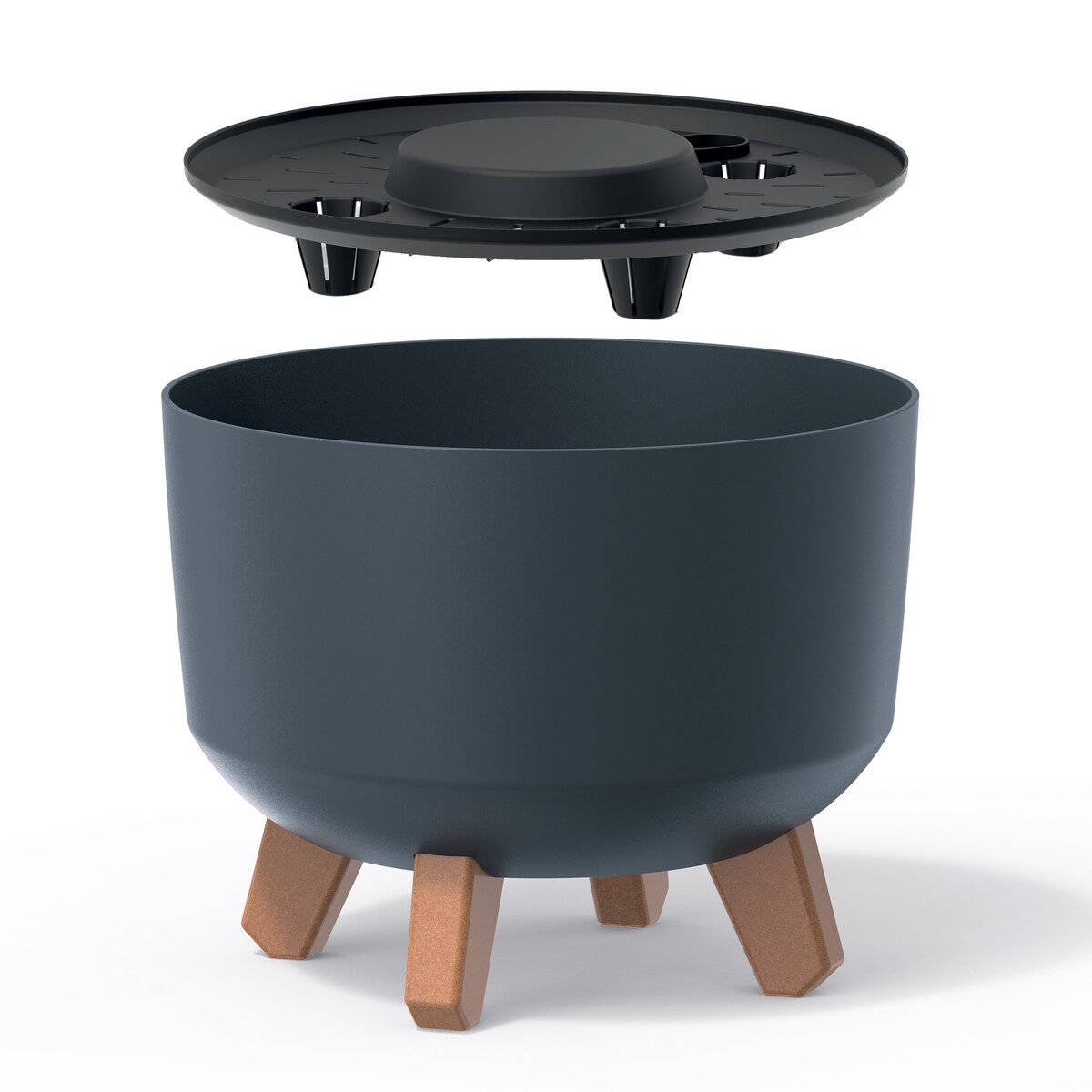 Donica Na Cmentarz Misa Na Nóżkach Doniczka Na Wszystkich Świętych 23,8 Cm Gracia Standard