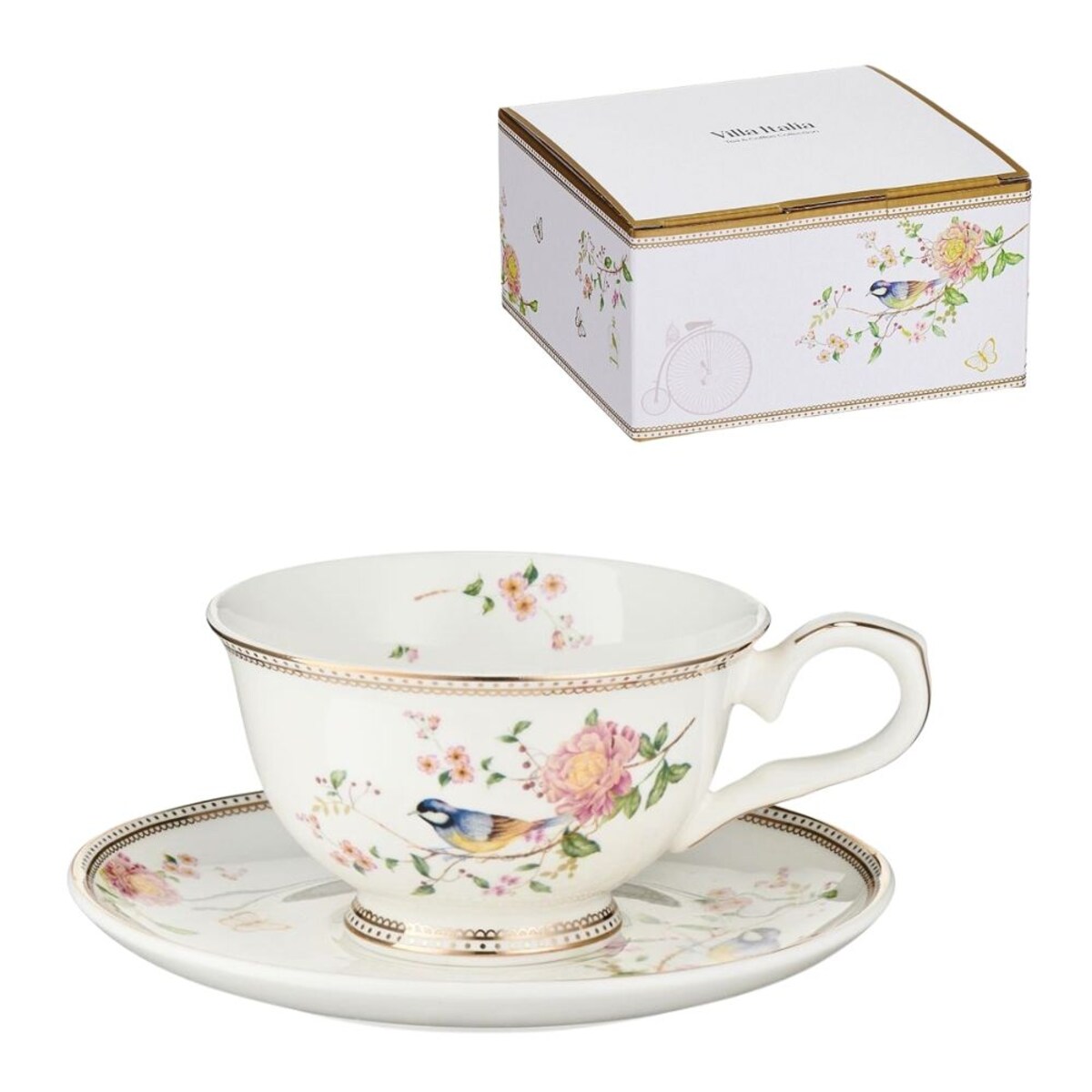 VILLA ITALIA Filiżanka porcelanowa 230 ml BEL FIORE