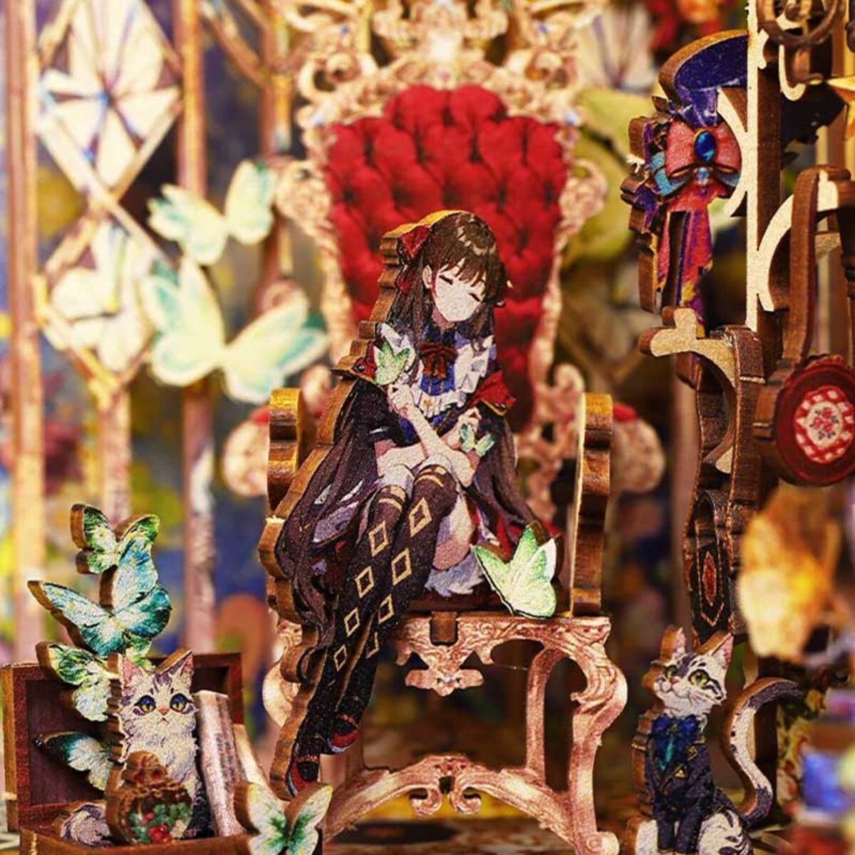 Miniaturowy domek Book Nook - Świat baśniowych snów