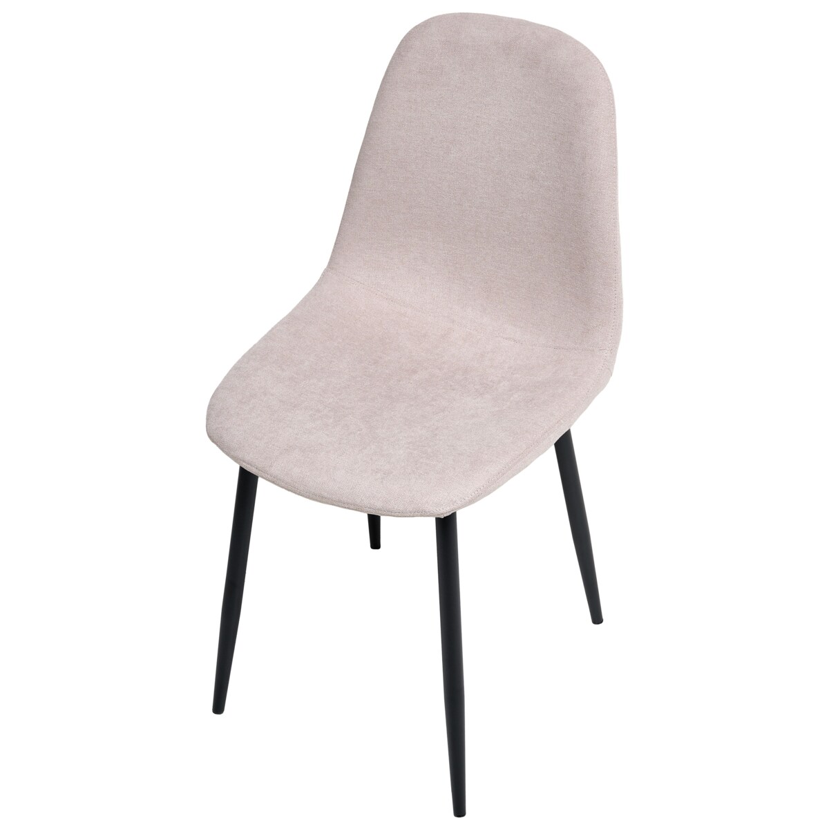 Zestaw 4 krzeseł do jadalni CRANDALL Beżowy