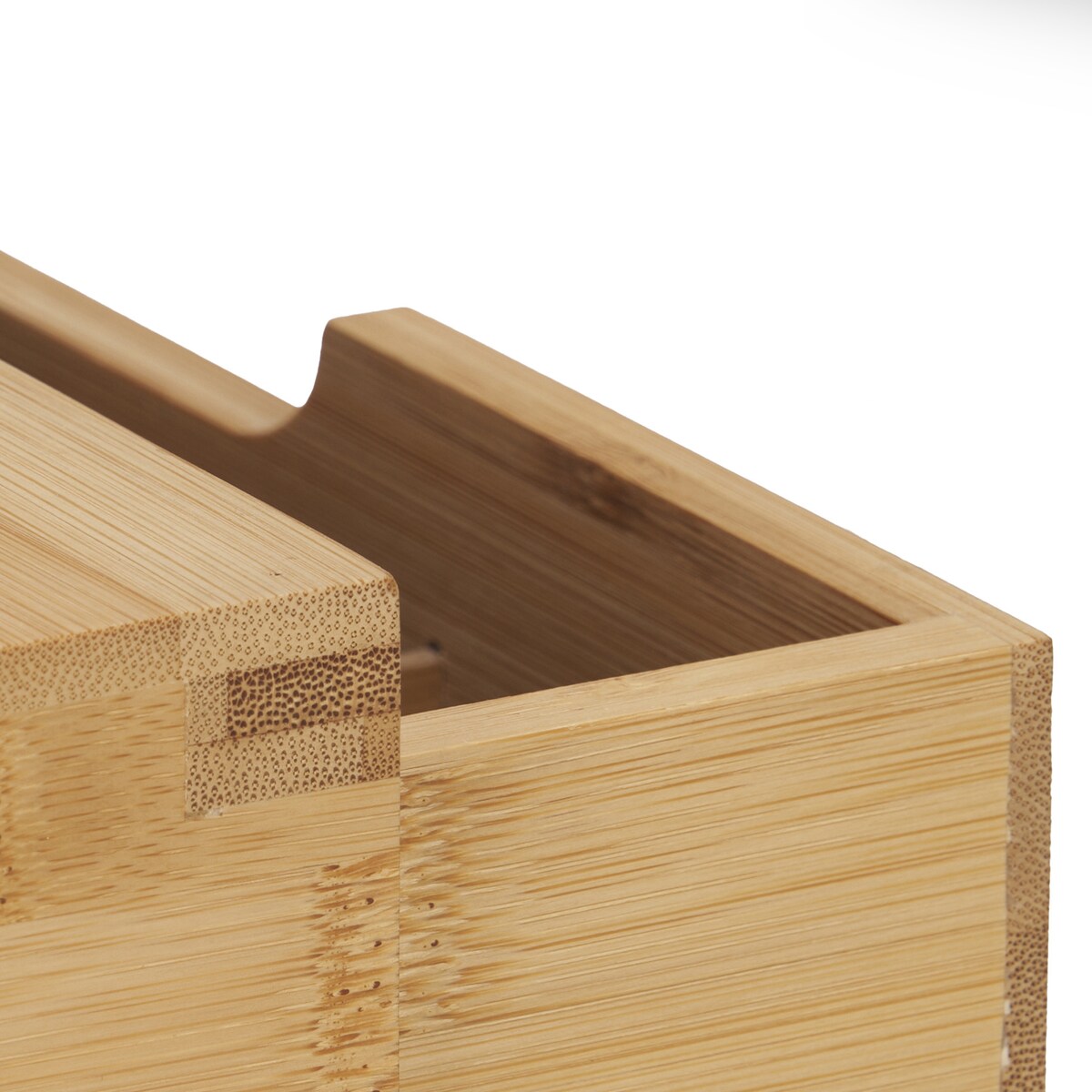 Bambusowy pojemnik na kapsułki do kawy, 8 przegródek, 30 x 30 cm