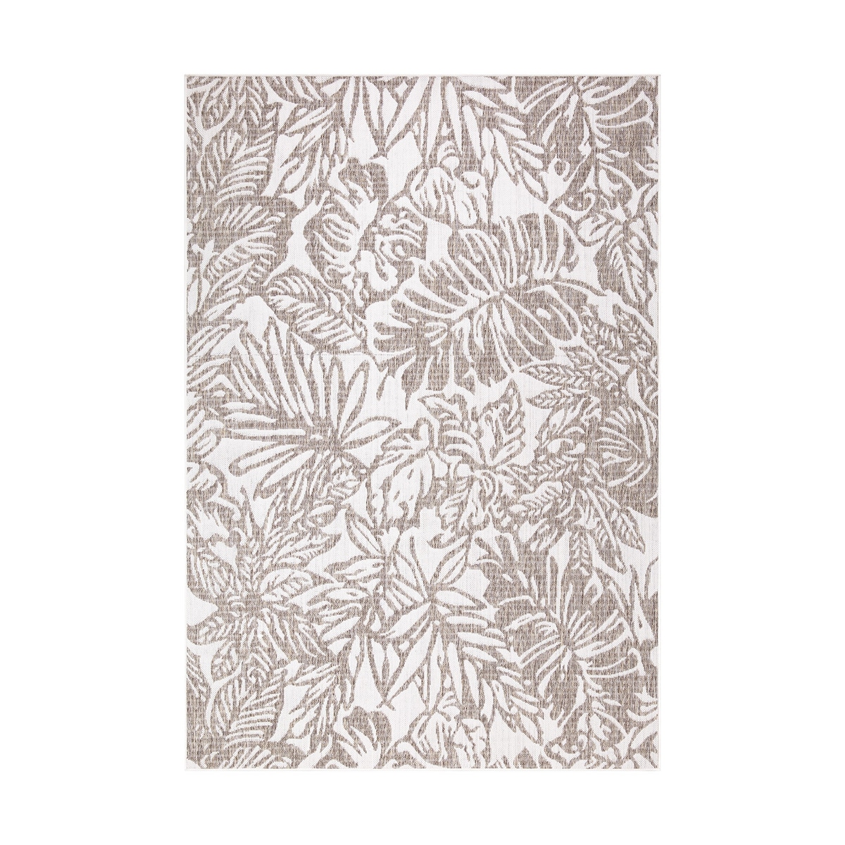 Dywan na zewnątrz i do wnętrz roślinny Sunny 4690 Beż Krem 120x170