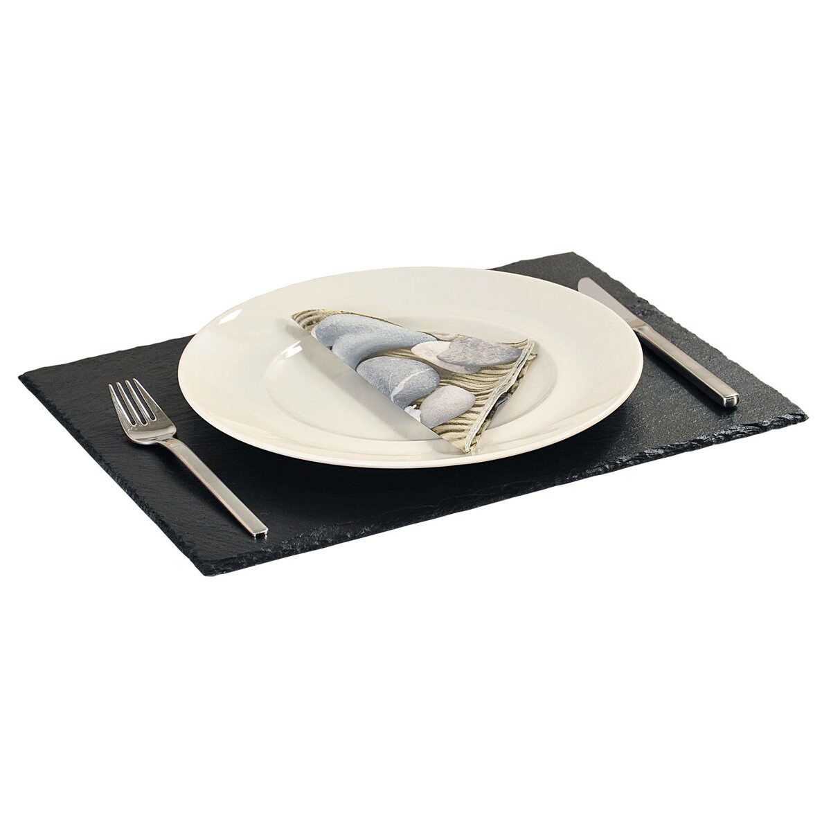 Deska do serwowania dań z łupka kamiennego, półmisek na przekąski z kamienia