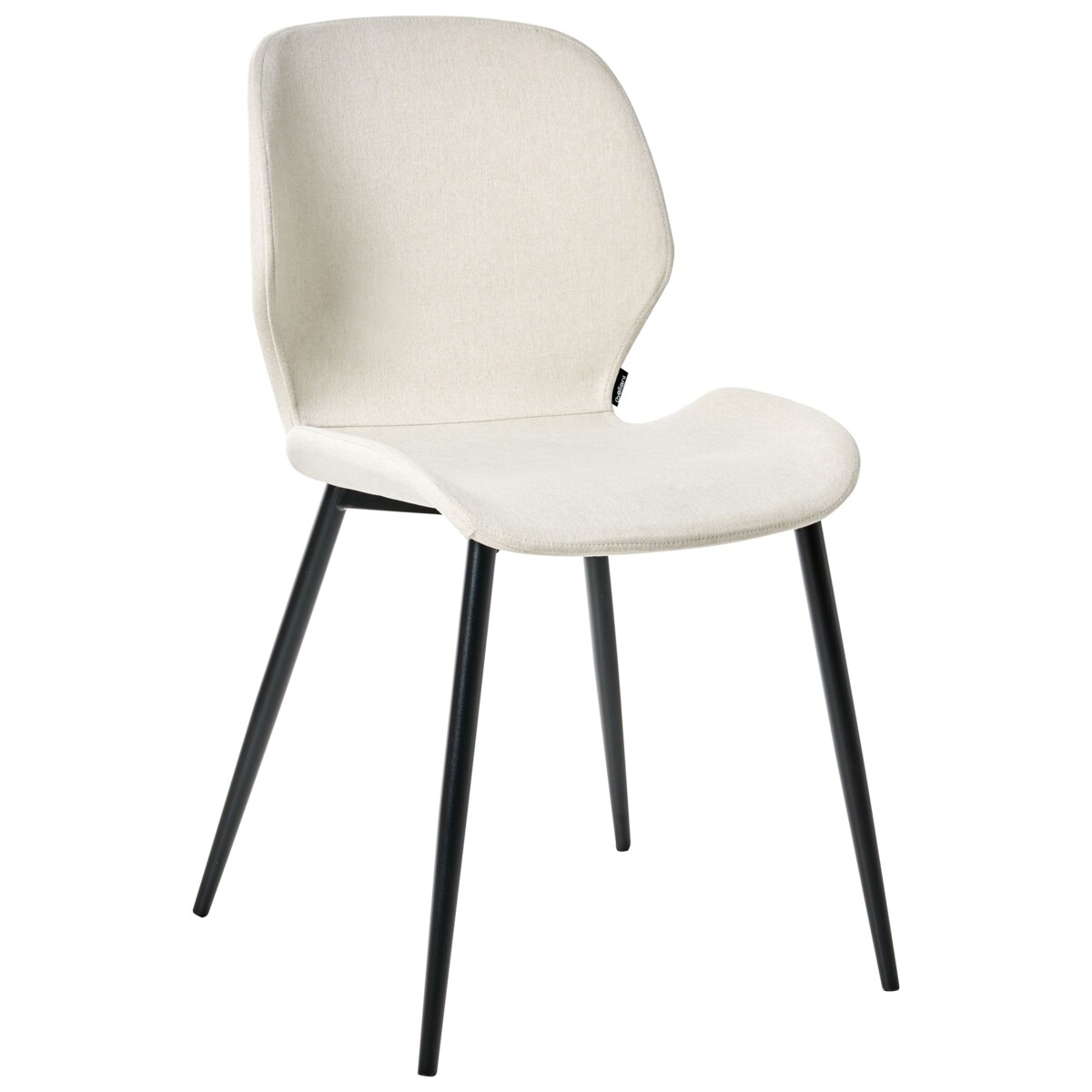 Zestaw 2 krzeseł konferencyjnych HOLLAND Jasnobeżowy