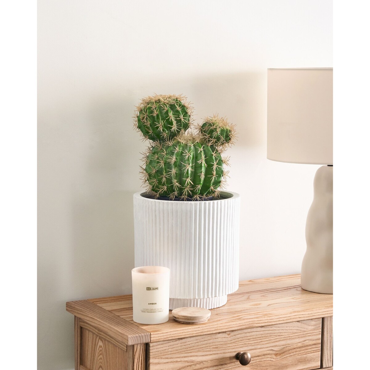 Sztuczna roślina BALL CACTUS Zielony