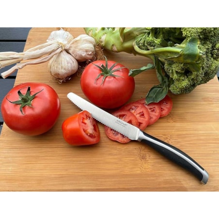 Stalowy nóż kuchenny z ząbkami 12.5cm pojedyńczy KINGHOFF