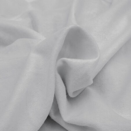 Prześcieradło flanela bez gumki 160x210 kolor popiel