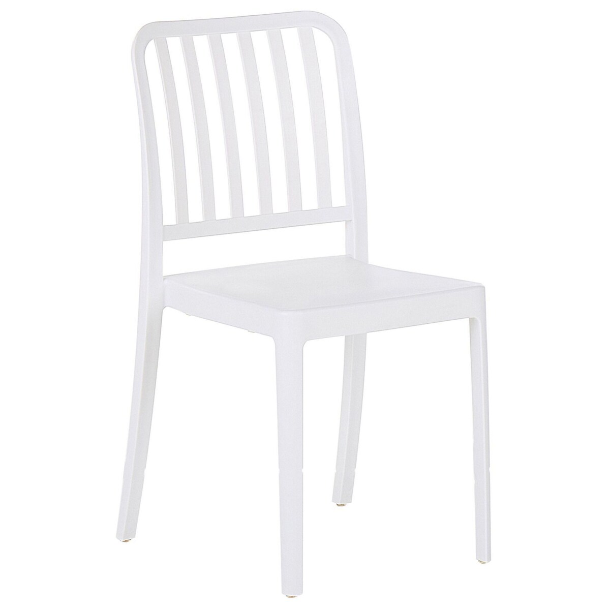 Zestaw 4 krzeseł ogrodowych biały SERSALE