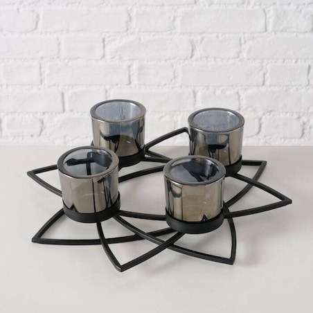 Świecznik - stroik metalowy 8x30,5 cm cm PIOLO