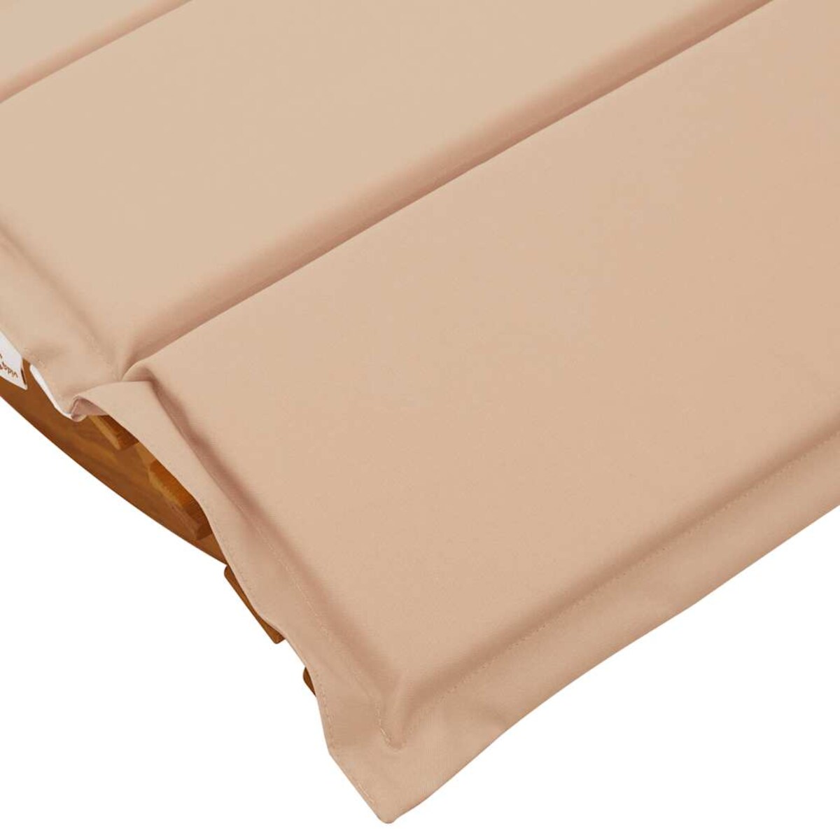 vidaXL Leżak bujany z poduszką z litego drewna akacjowego