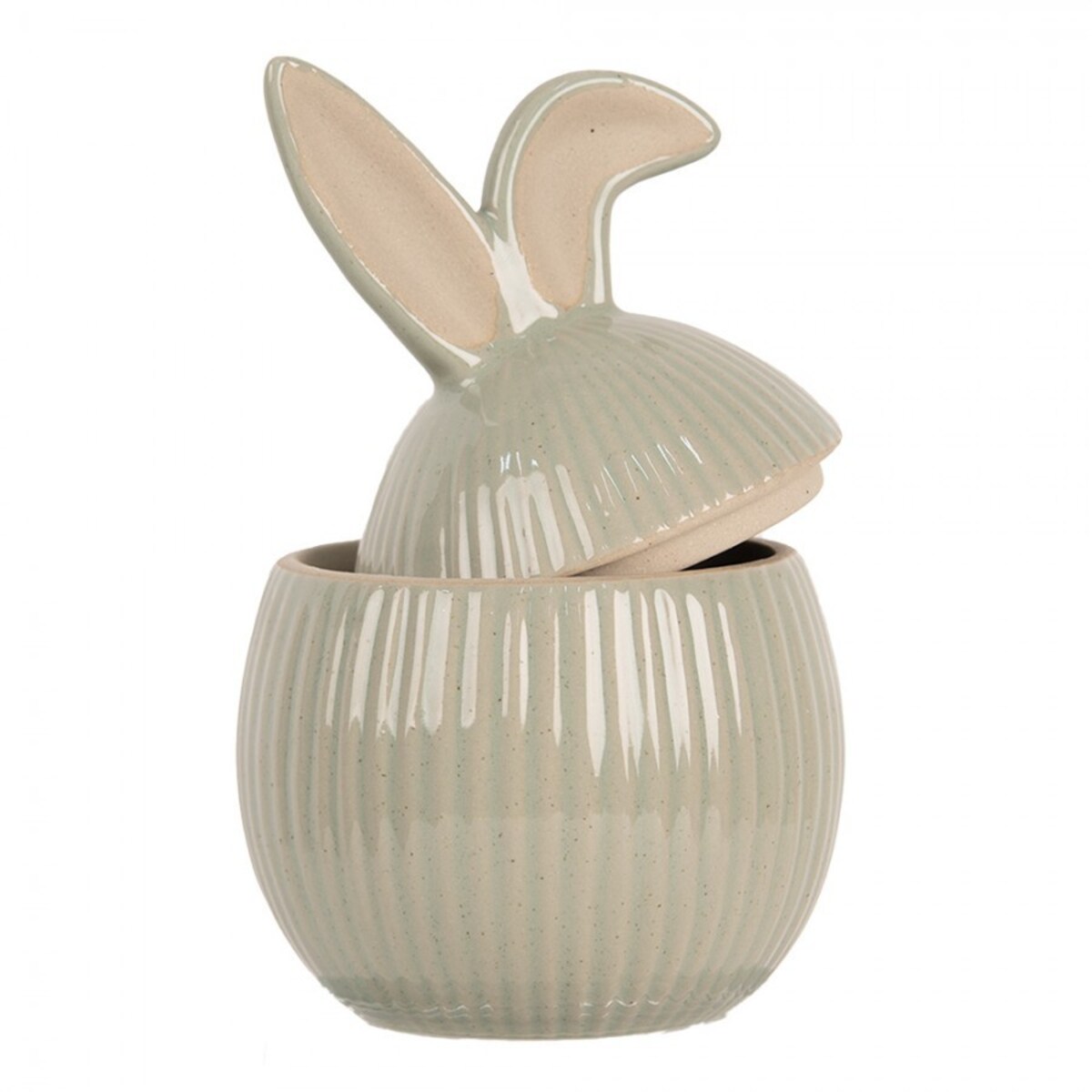 Pojemnik kuchenny miętowy Rabbit 10x10x16 cm