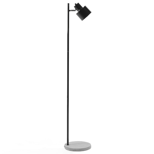 Lampa podłogowa CORBONES Regulowana Metal Czarny
