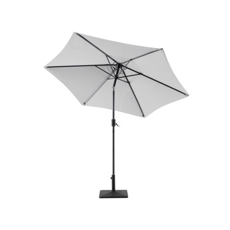 Parasol ogrodowy ⌀ 270 cm jasnoszary VARESE