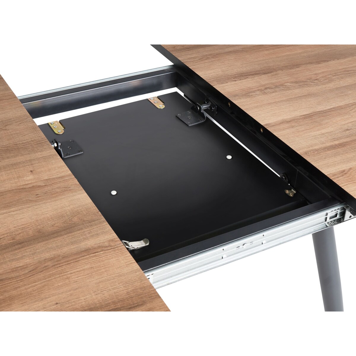 Stół do jadalni rozkładany SENIAC Brązowy 110/150 cm 112 cm