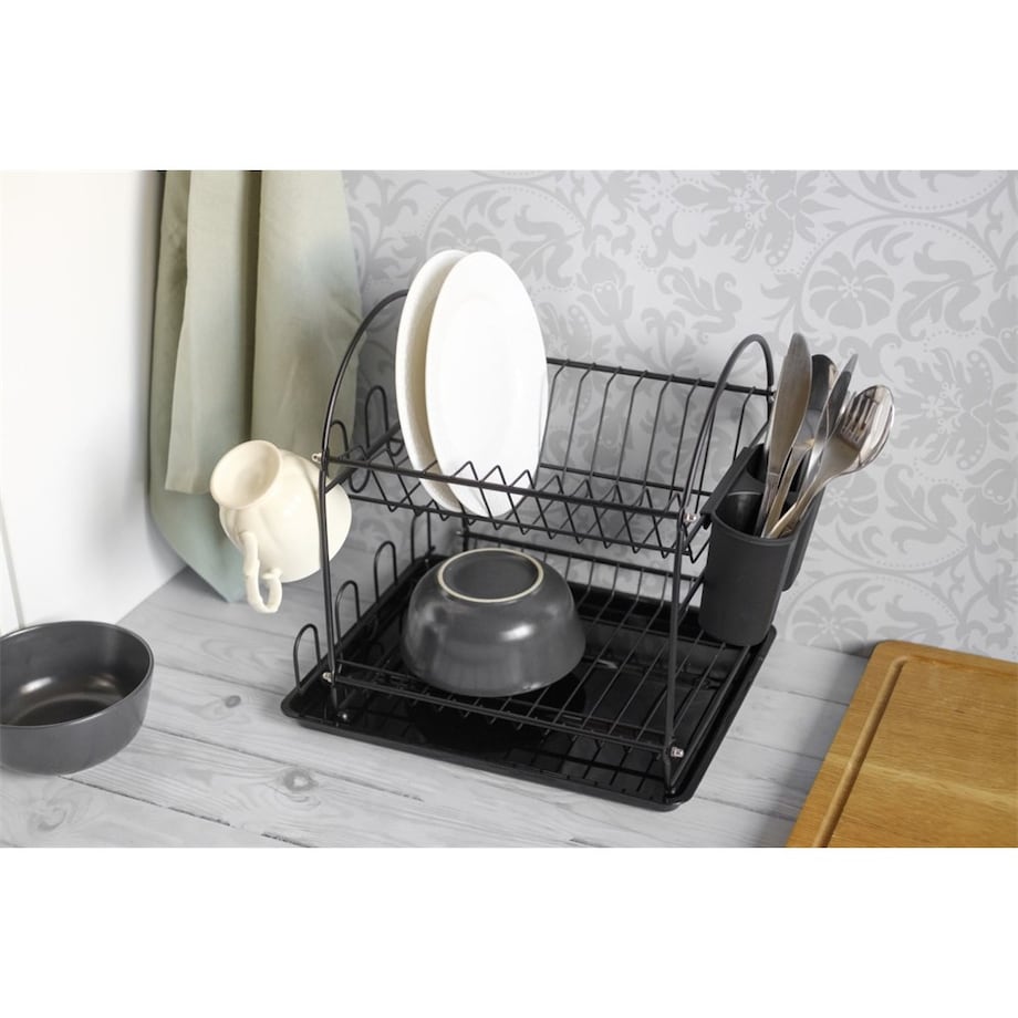 Suszarka do naczyń dwupoziomowa Ociekacz 36x26x31cm KRISBERG