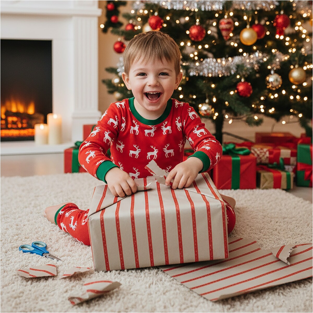 Papier Prezentowy Do Pakowania Prezentów 25 m MEGAROLKA Świąteczny Do Paczek Boże Narodzenie Ozdobny