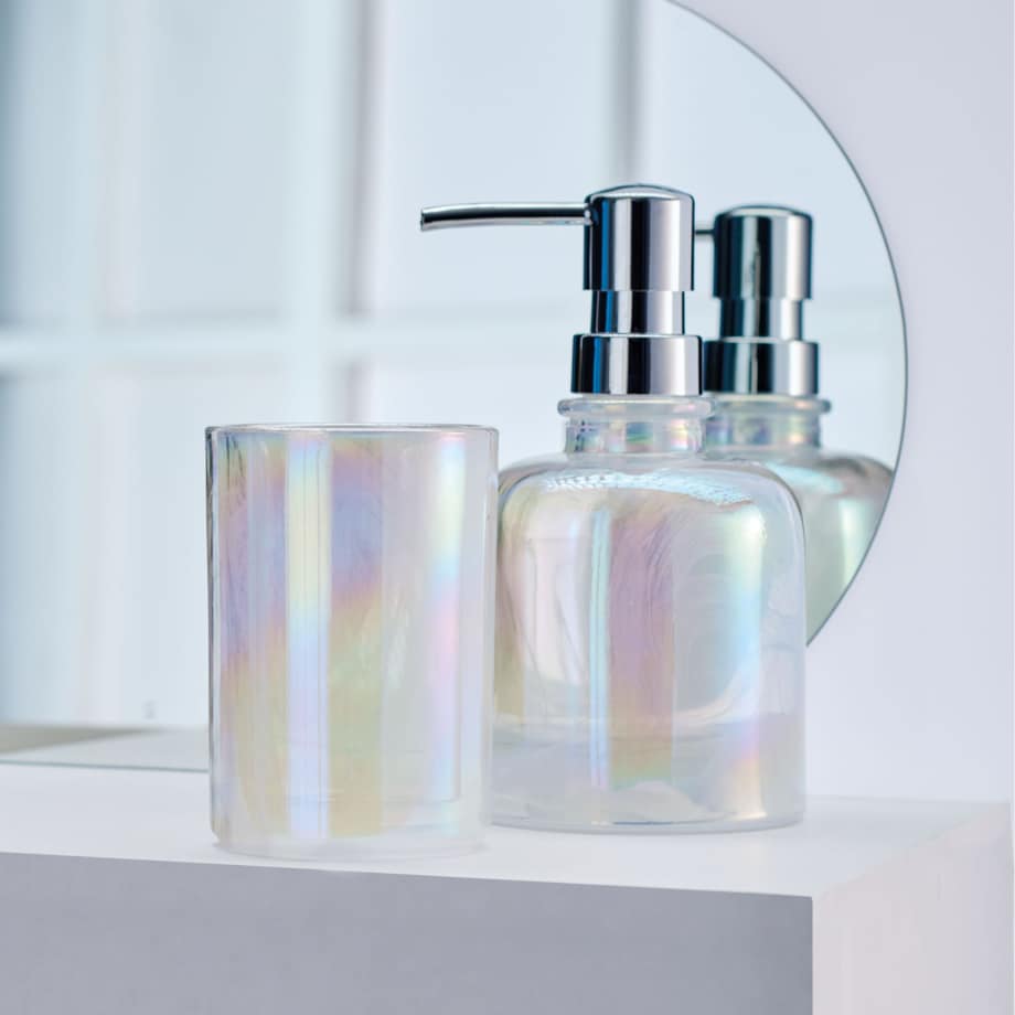 Kleine Wolke Opalis Kubek łazienkowy Perłowy