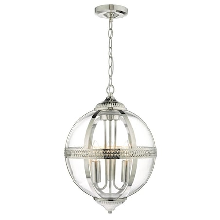 Lampa wisząca Vanessa VAN0338 Dar Lighting ball kula nikiel