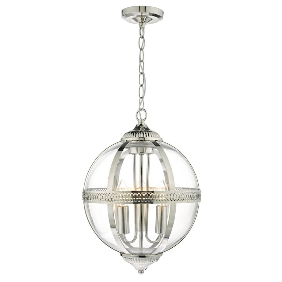 Lampa wisząca Vanessa VAN0338 Dar Lighting ball kula nikiel