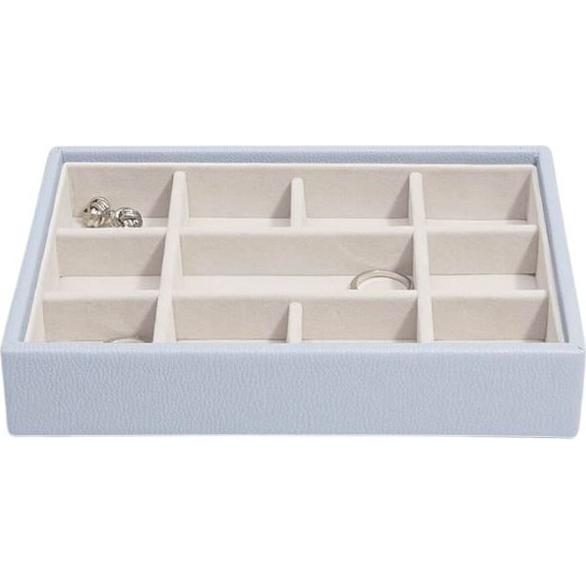 Szkatułka na biżuterię Stackers 11 komorowa mini lawendowa