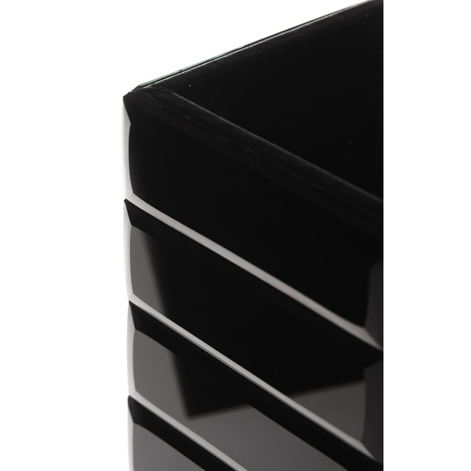 Stojak na szczoteczki Nero 9x9x11 cm