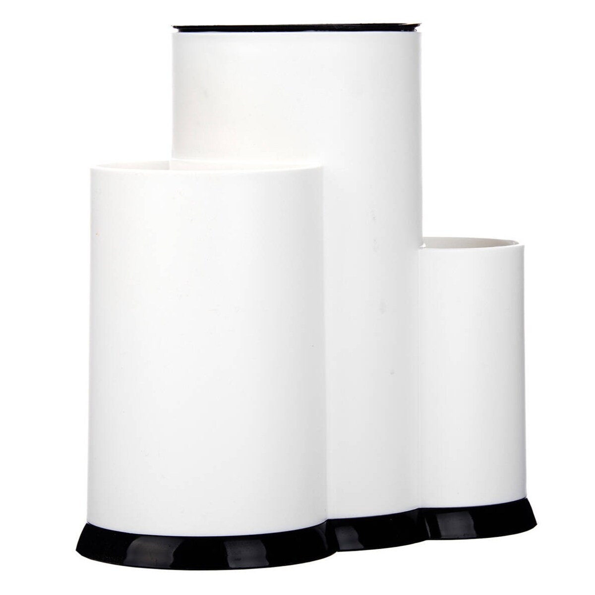 Stojak na noże, plastikowy, 12,5 x 23 x 22 cm