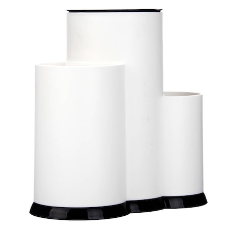 Stojak na noże, plastikowy, 12,5 x 23 x 22 cm