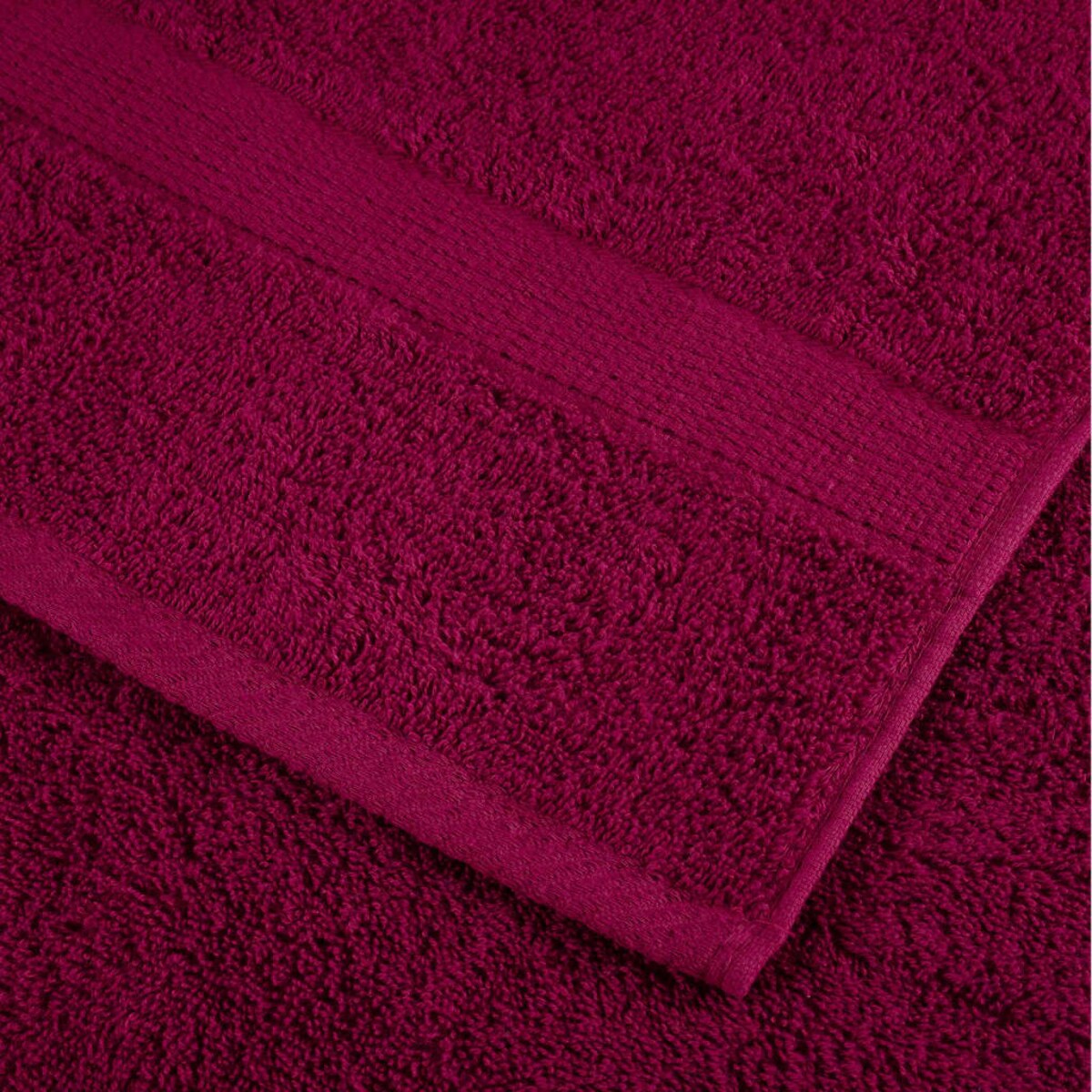 vidaXL 6-częściowy zestaw ręczników premium SOLUND, bordowy, 600 g/cm²