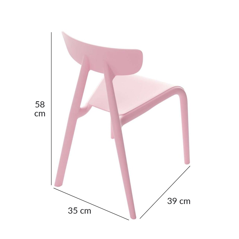 Krzesełko dziecięce Pico I candy pink, 36x39x58cm