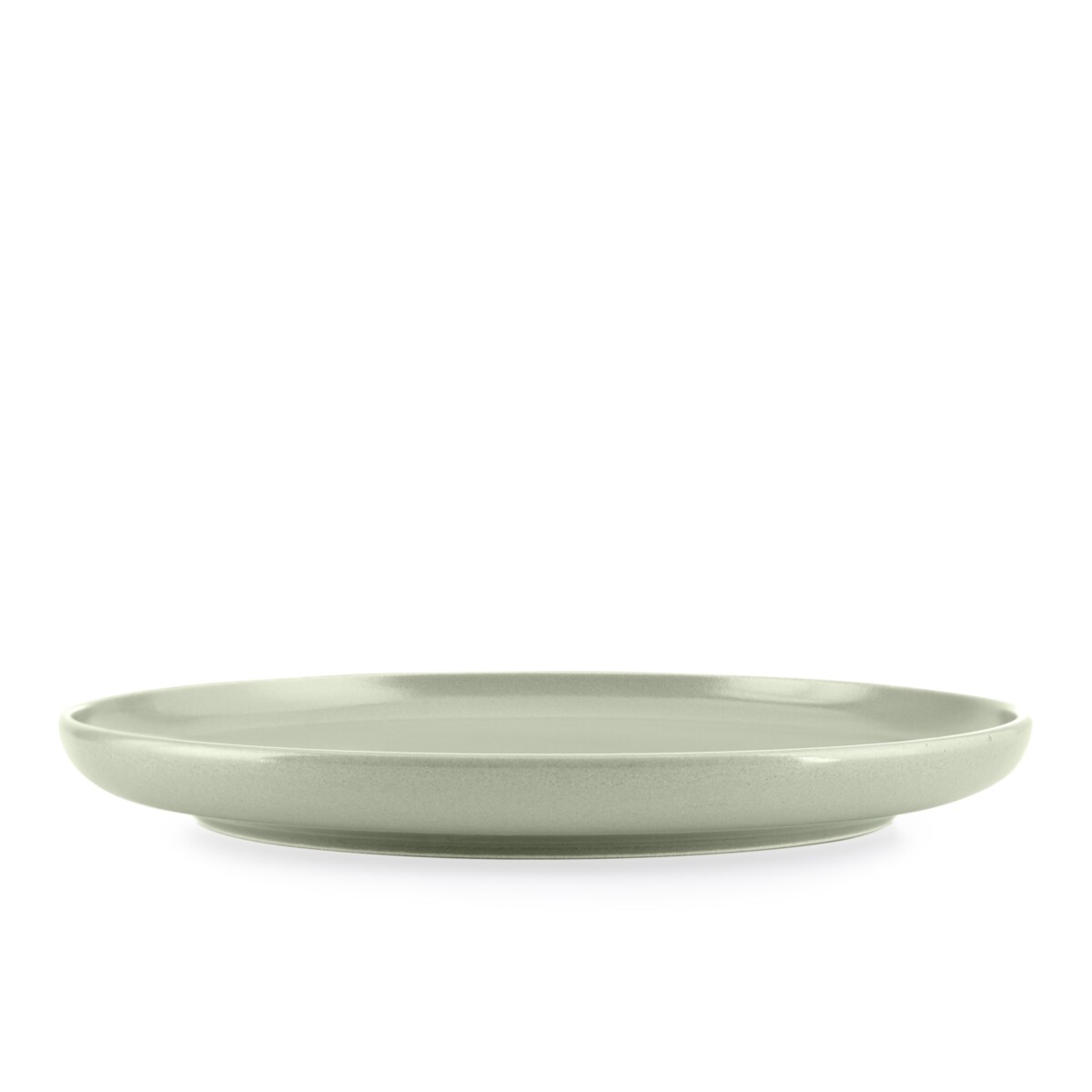 KONSIMO VICTO Nowoczesny zestaw obiadowy dla 6 osób w kolorze beżowym/zielonym/szarym (18 elementów)