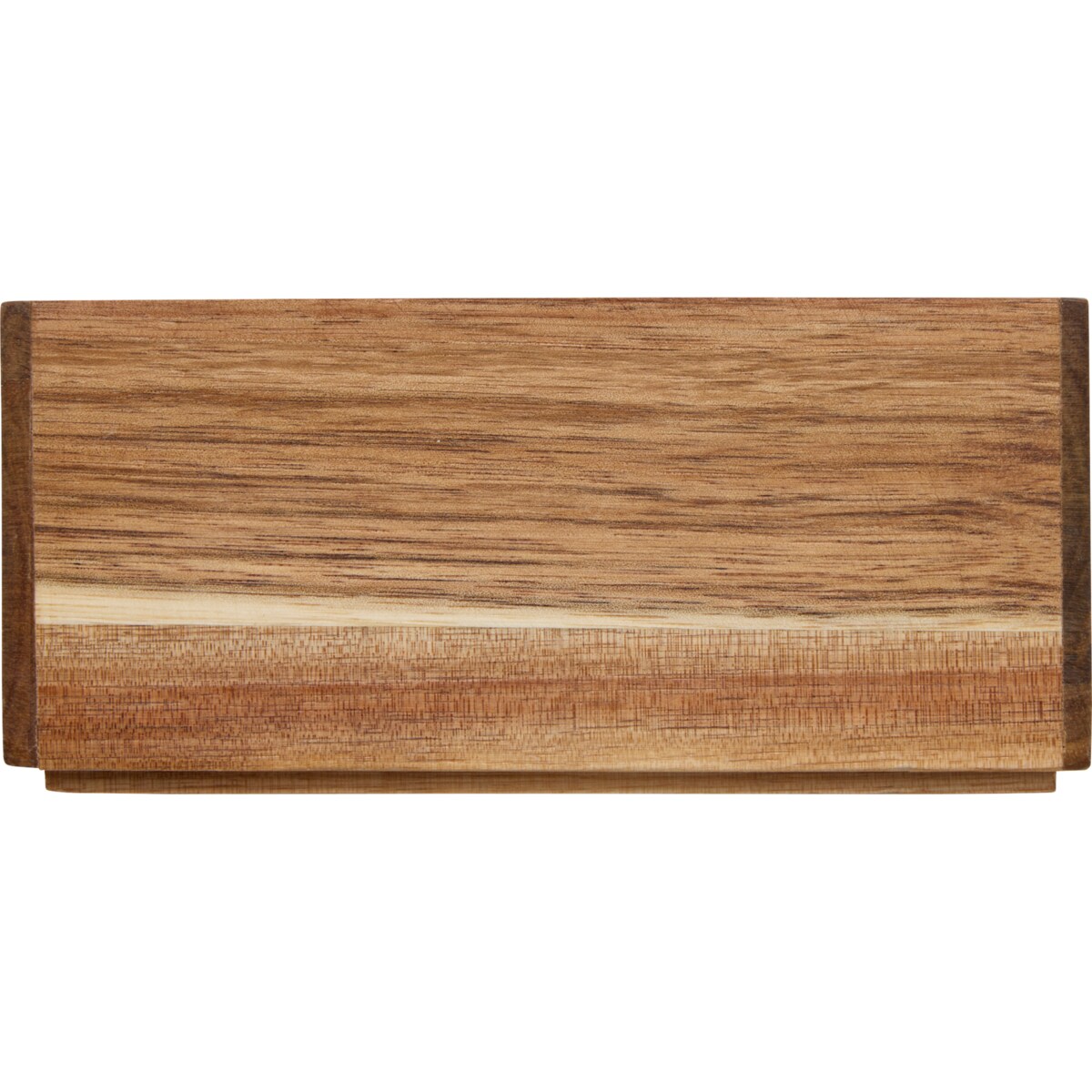 Kwadratowy drewniany organizer TIDY SMART, 15 x 15 x 7 cm