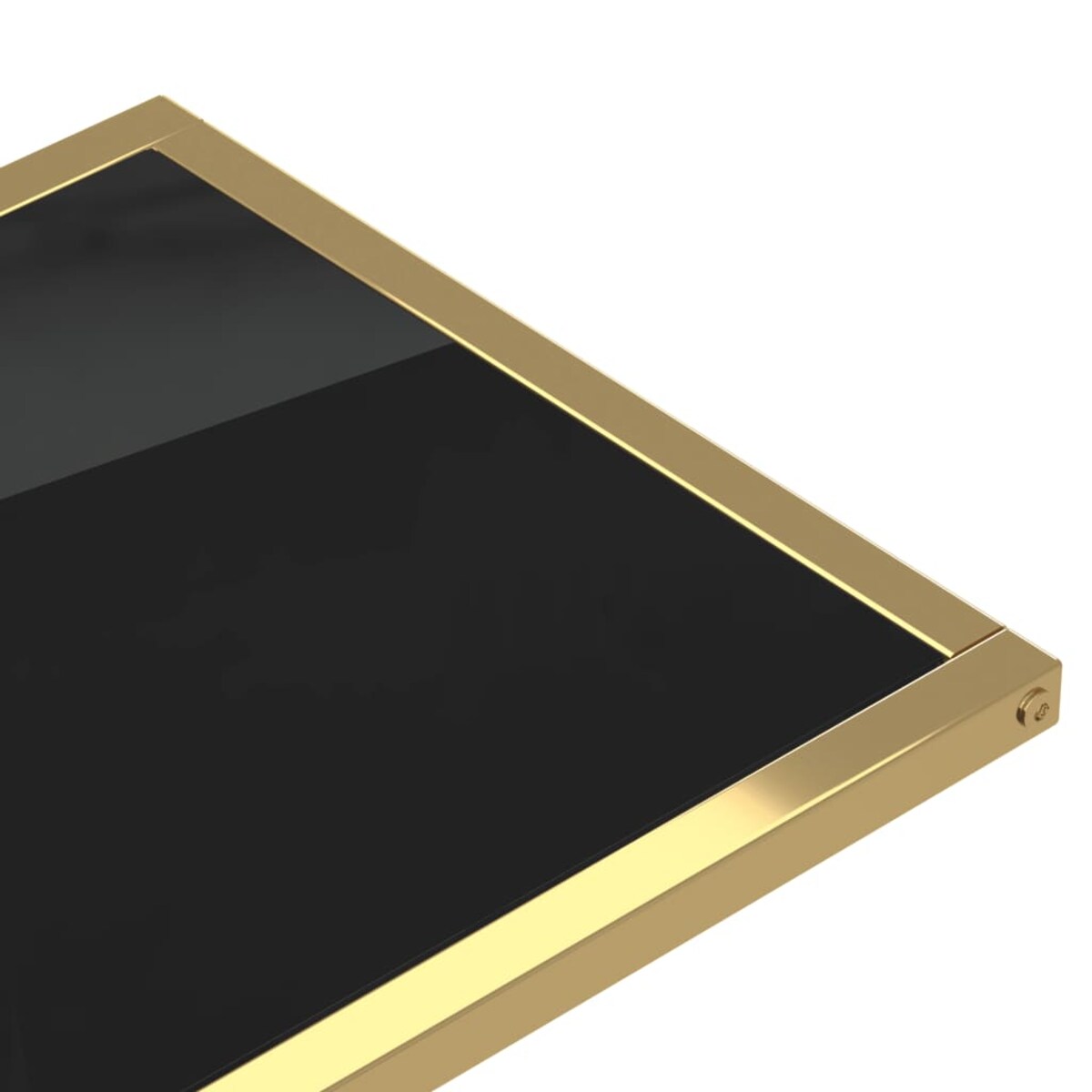 vidaXL Komputerowy stolik boczny, czarny, 50x35x65 cm