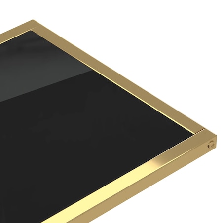 vidaXL Komputerowy stolik boczny, czarny, 50x35x65 cm