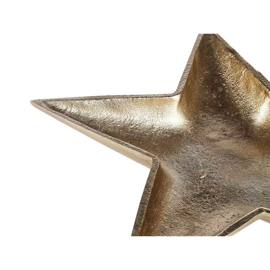 Zestaw 2 pater dekoracyjnych Gwiazda BANTEN Metal Złoty