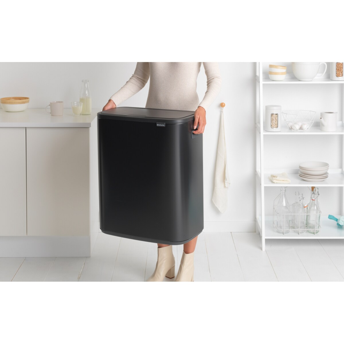 Kosz na śmieci Touch Bin BO 60l czarny mat 223020