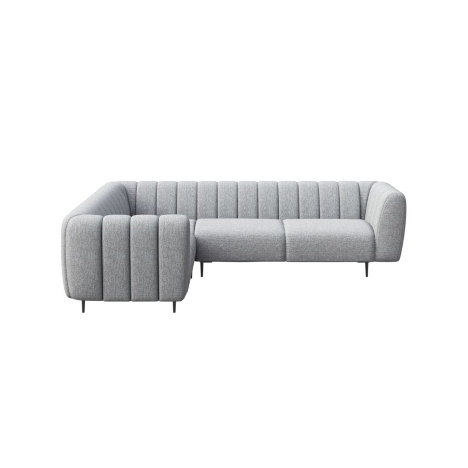 Shel Sofa narożna - jasnoszara