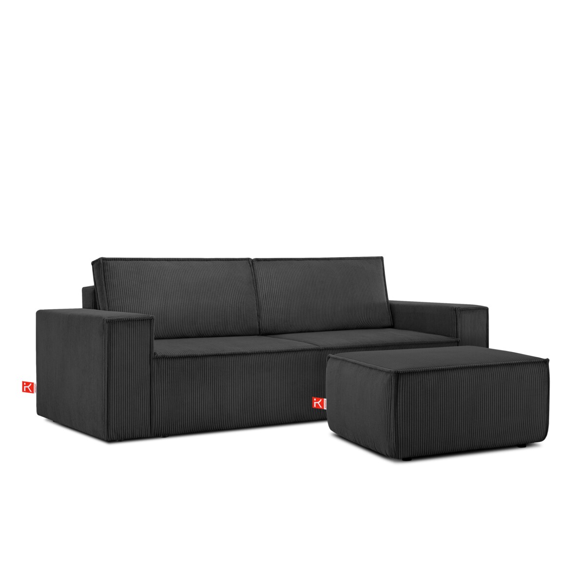 KONSIMO NAPI Puf, kolor szary