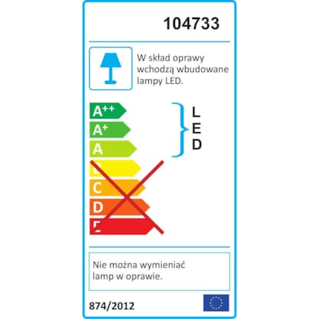 Zewnętrzna LAMPA ścienna CARINA 104733 Markslojd metalowa OPRAWA kinkiet LED 1W 3000K ogrodowy outdoor IP44 biały