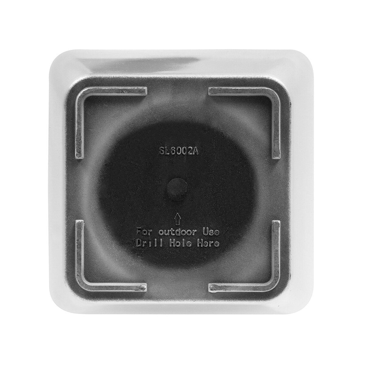 Zestaw 2 doniczek 42 x 42 x 41 cm srebrna ASTRAS