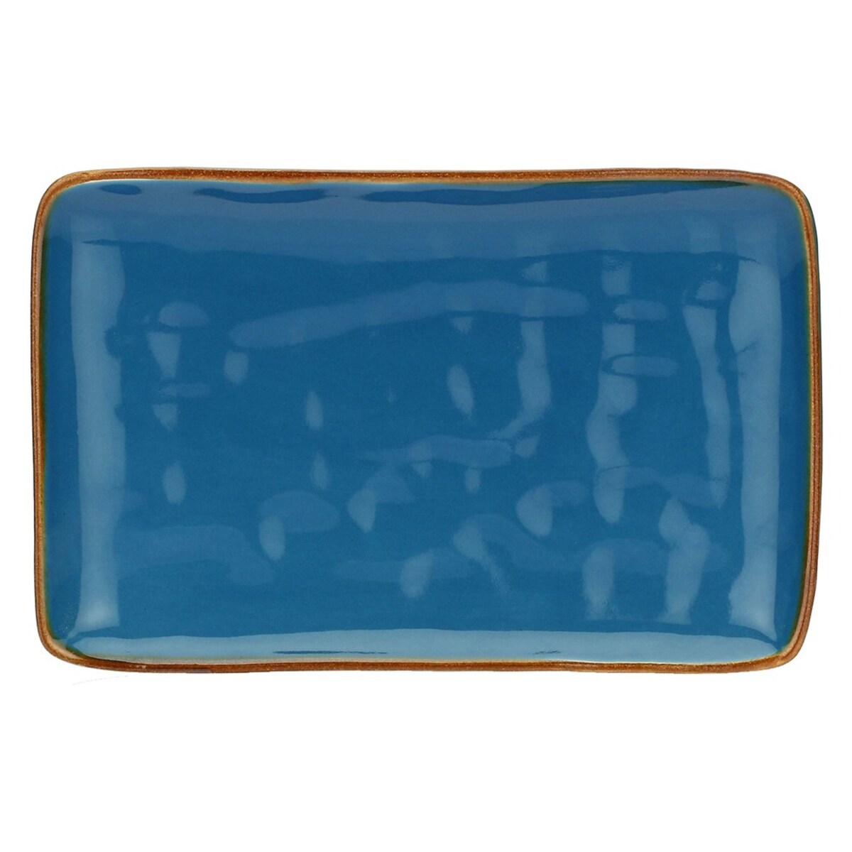 Zestaw 4 tac prostokątnych Concerto Blu Avio - Granatowy, 20 x 13 cm